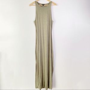 Mossimo Green Sleeveless Maxi Dress Size Large